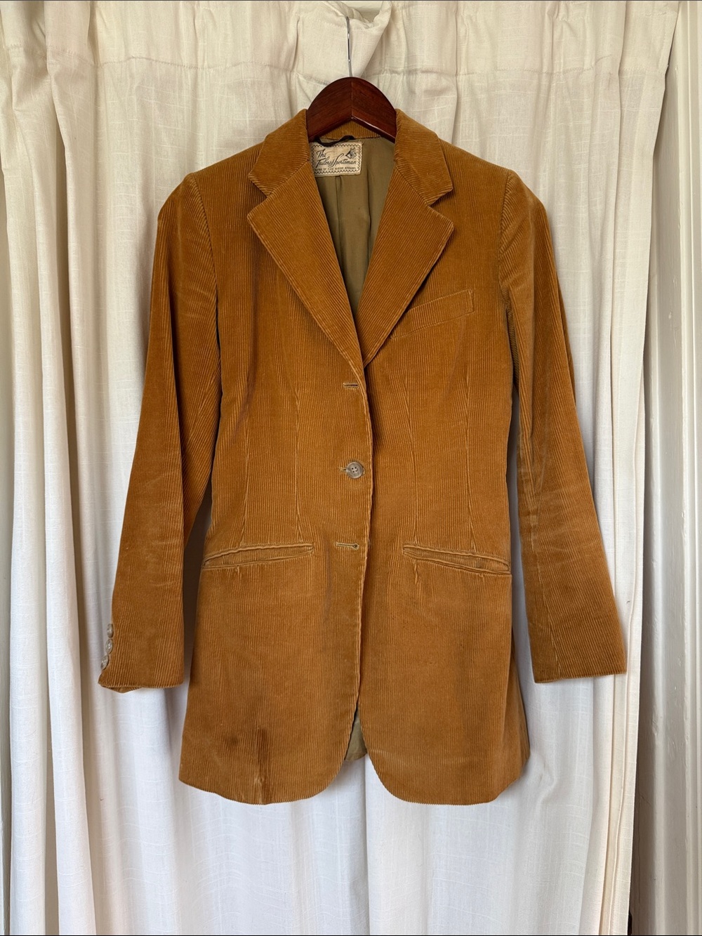 Vintage Women's Corduroy Blazer Jacket - The Tailored Sportsman